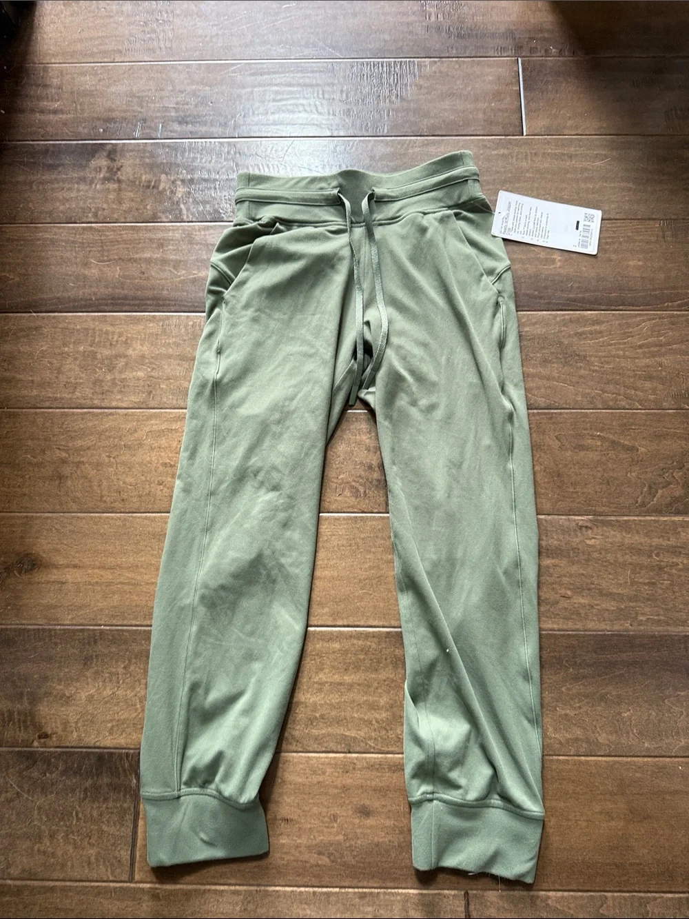 Lululemon Ready to Rulu High-Rise Jogger Crop Woman's Girl Green Twill 2 NWT